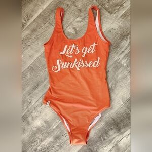 Rhythm Orange One Piece Swimsuit